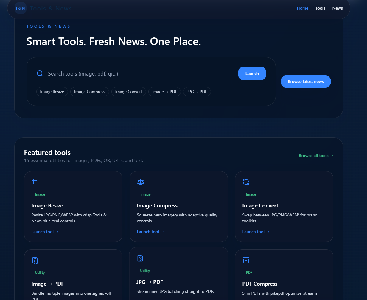 Tools & News gallery image