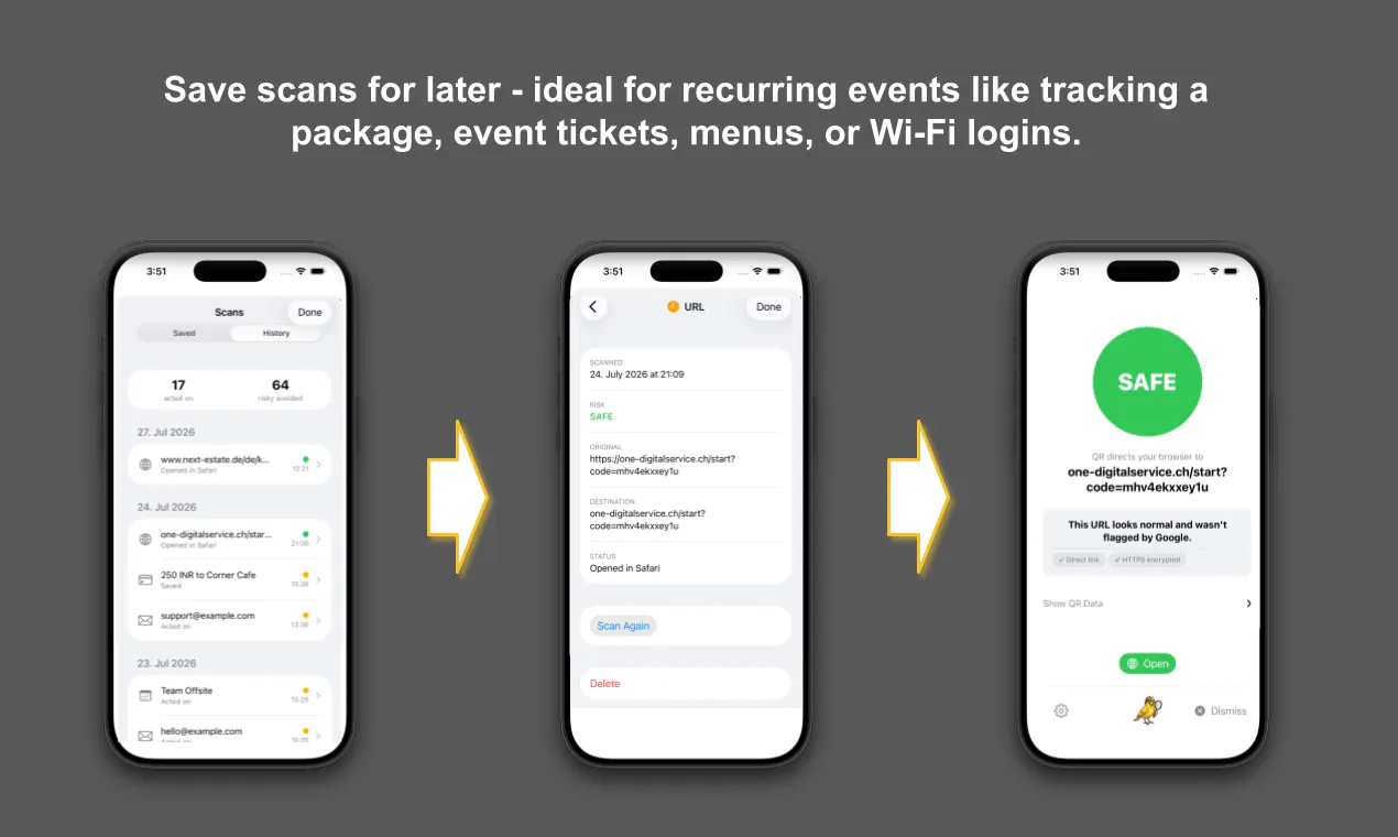 Canary - A QR safety scanner gallery image