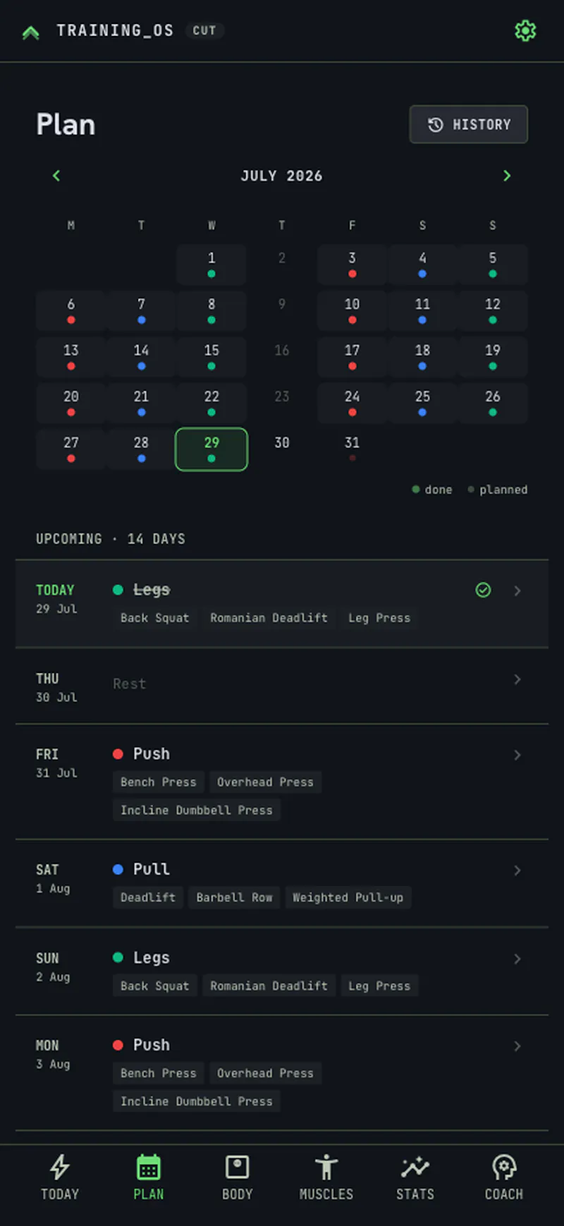TrenOS — The readout, not the motivation screenshot 6
