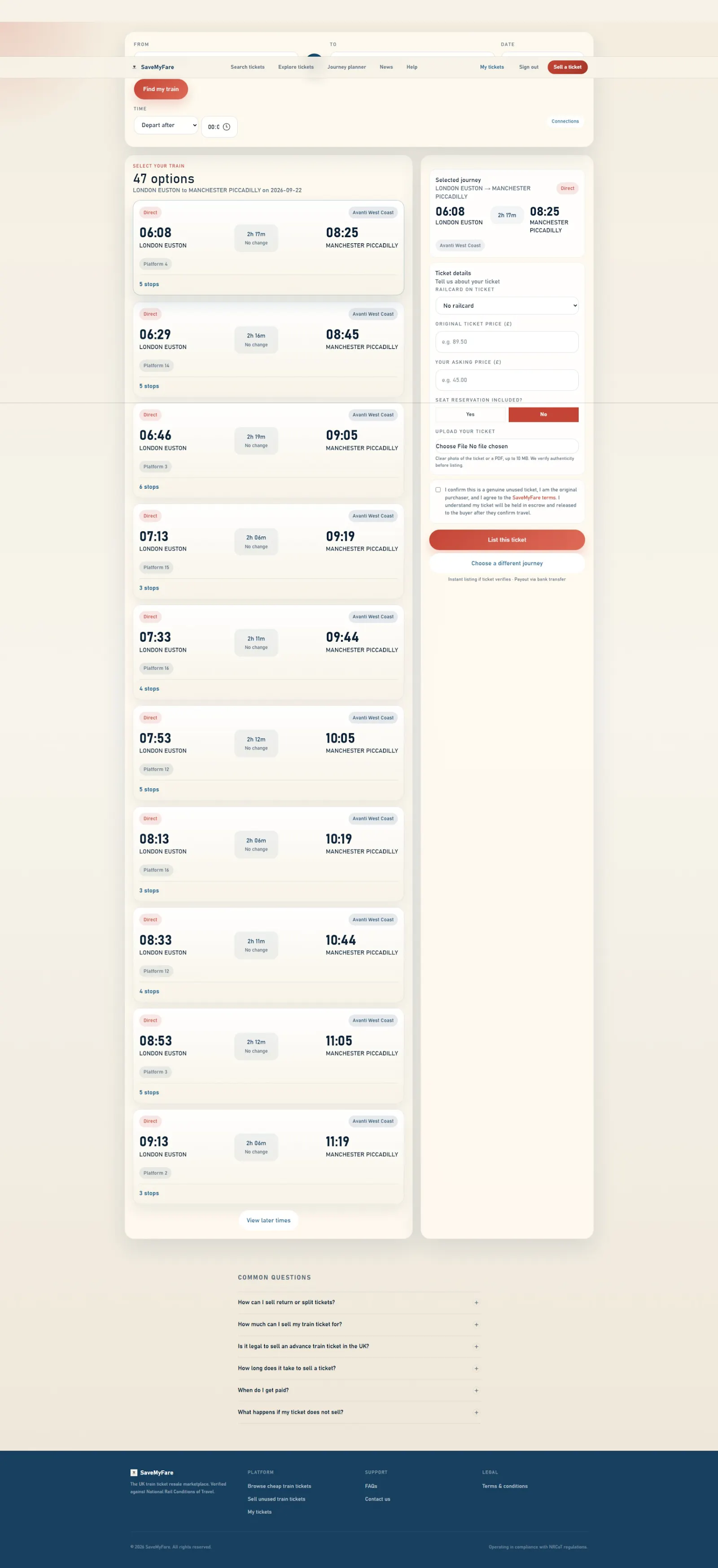 SaveMyFare screenshot 2