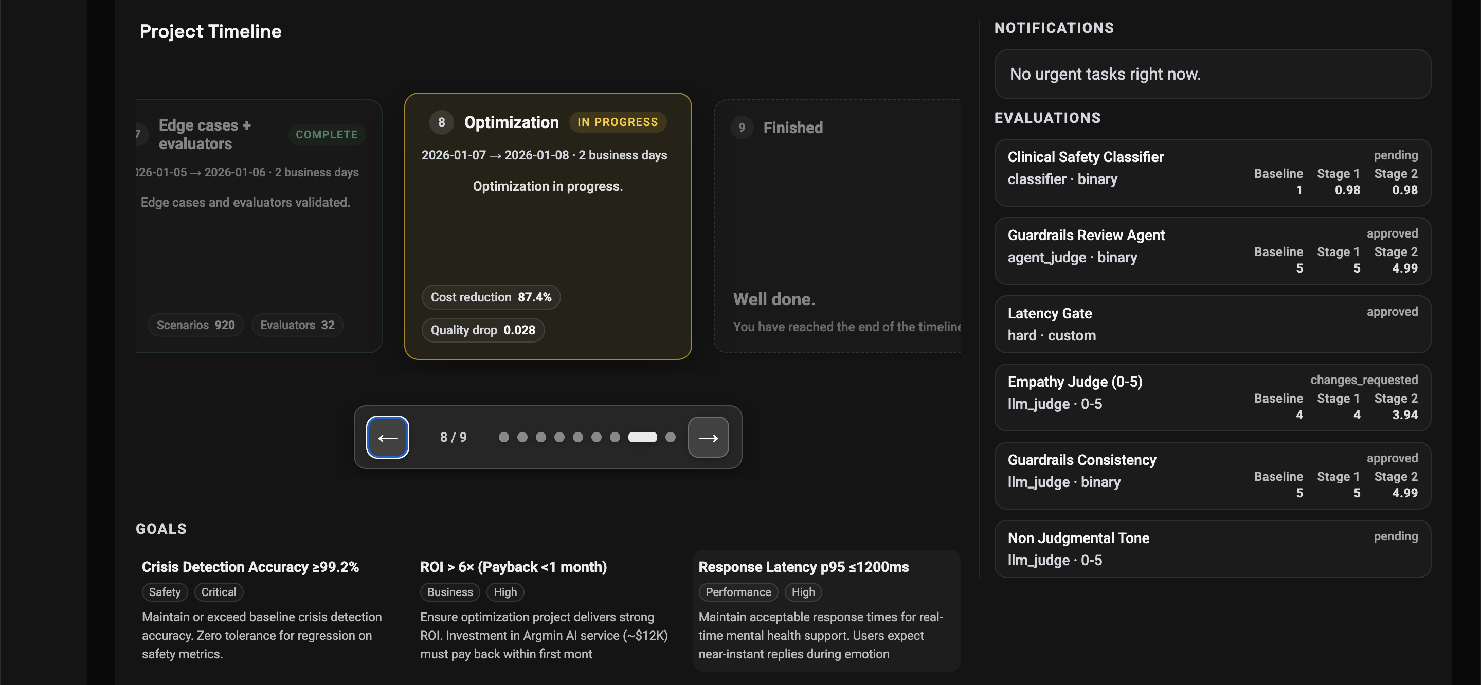 Argmin AI / Cost Optimization for AI - Screenshot 3 showing product features and functionality