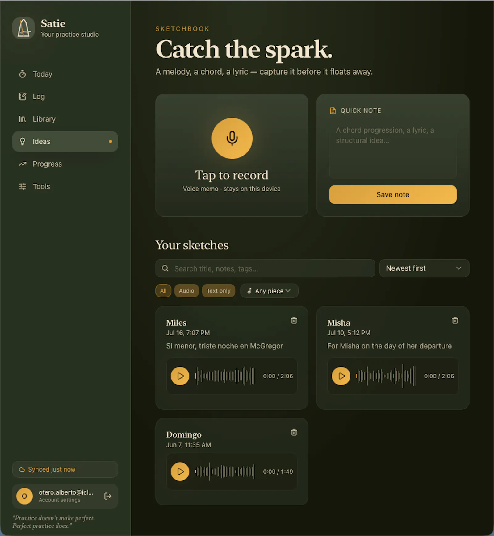 Satie screenshot 3