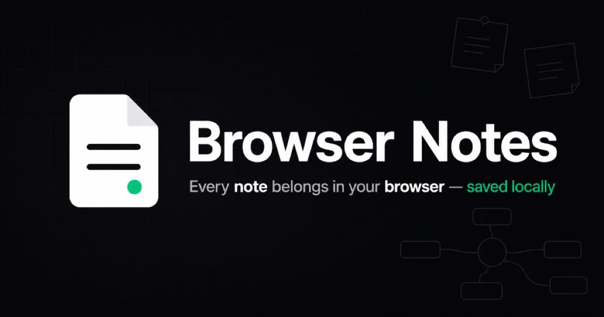 Browser Notes gallery image