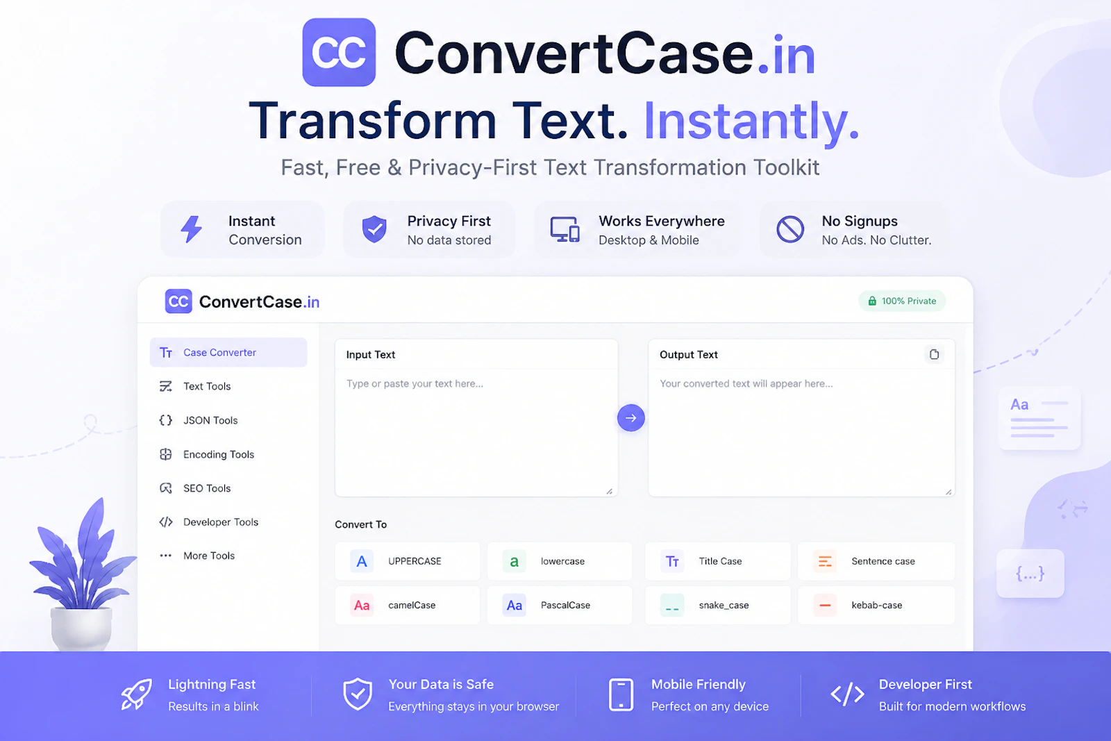 Instant case conversion for text screenshot 2