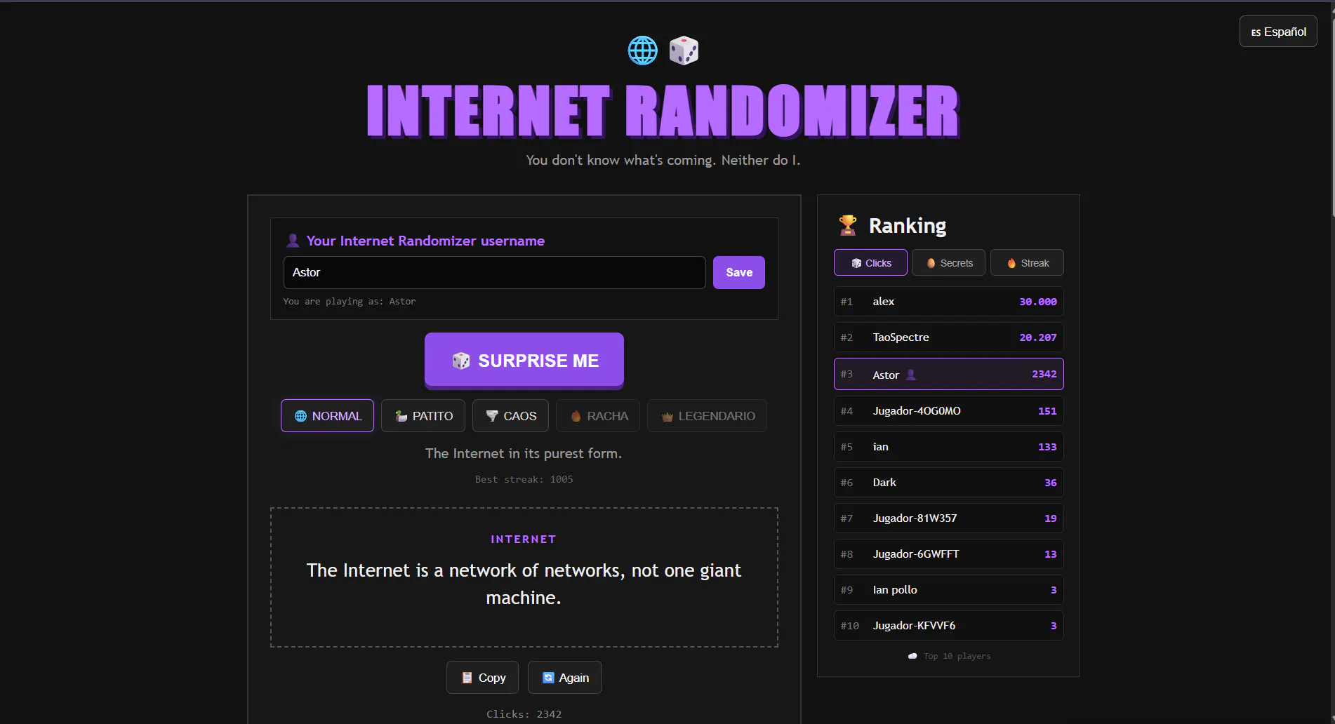Internet Randomizer  gallery image