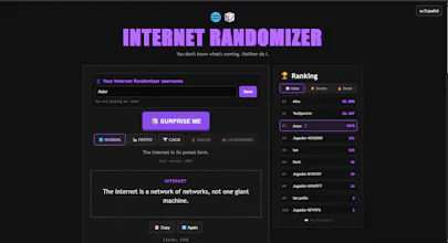 Internet Randomizer gallery image
