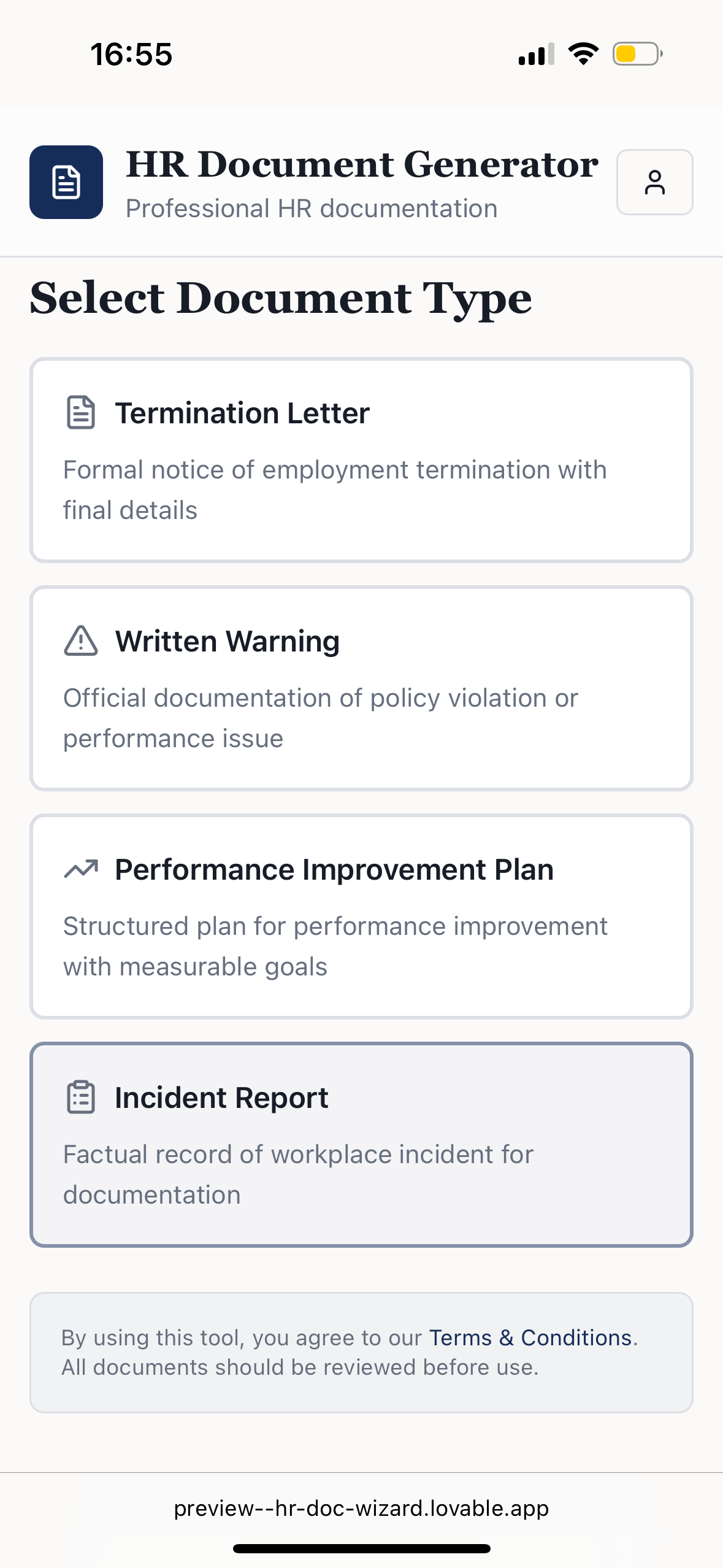 HR Document Generator gallery image