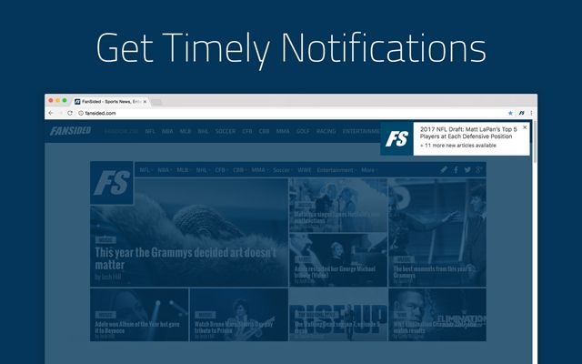 FanSided Sports & Entertainment News Chrome Extension gallery image