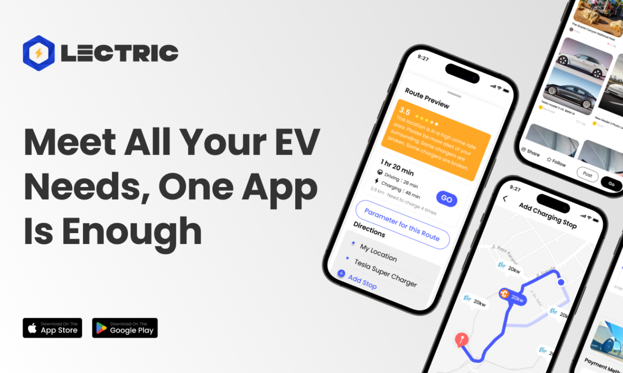startuptile Lectric-EV Charging Navigation & Route Planning App