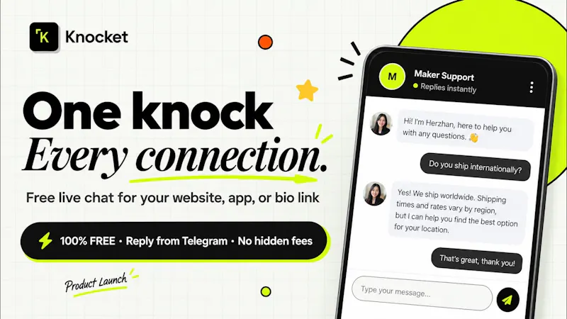 Knocket screenshot 1 (video preview)