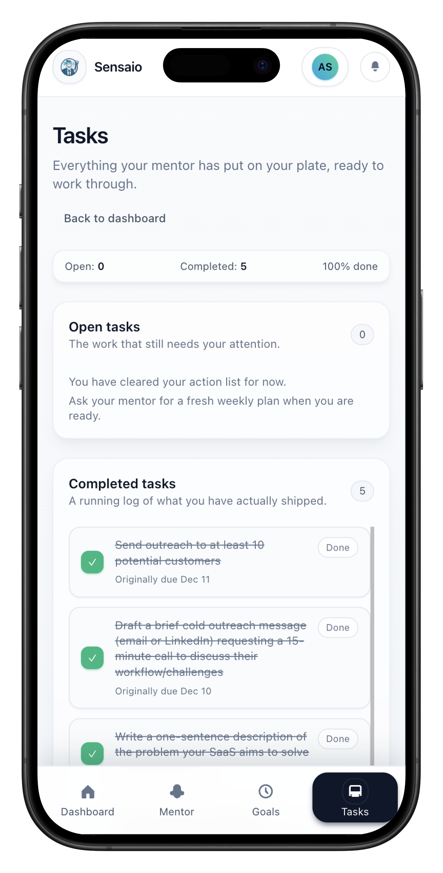 Sensaio.io - Screenshot 2 showing product features and functionality