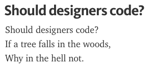 Design Haikus gallery image