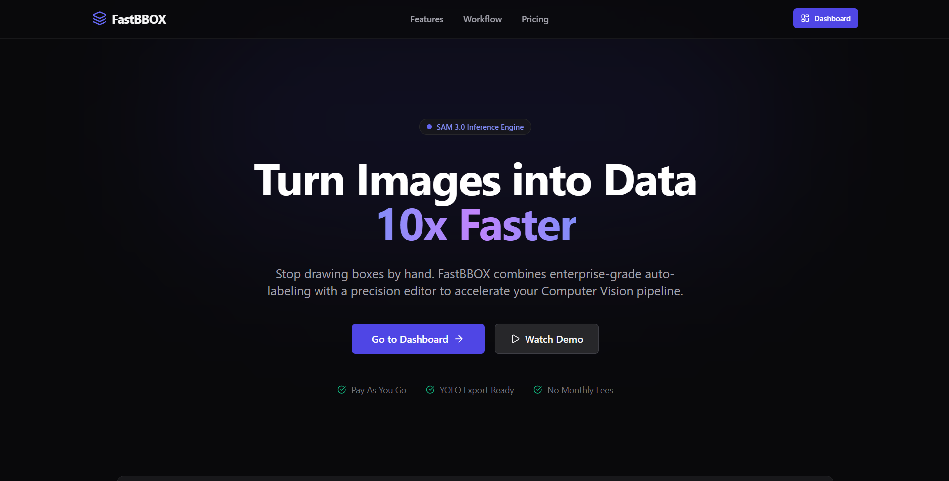 FastBBOX - Main product screenshot demonstrating key features and user interface