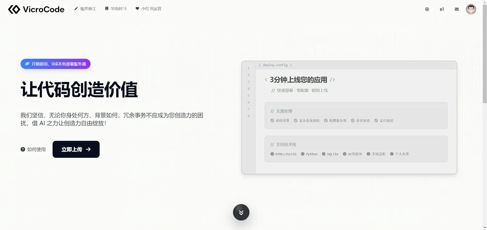 VicroCode-Lightweight App Hosting Store screenshot 2