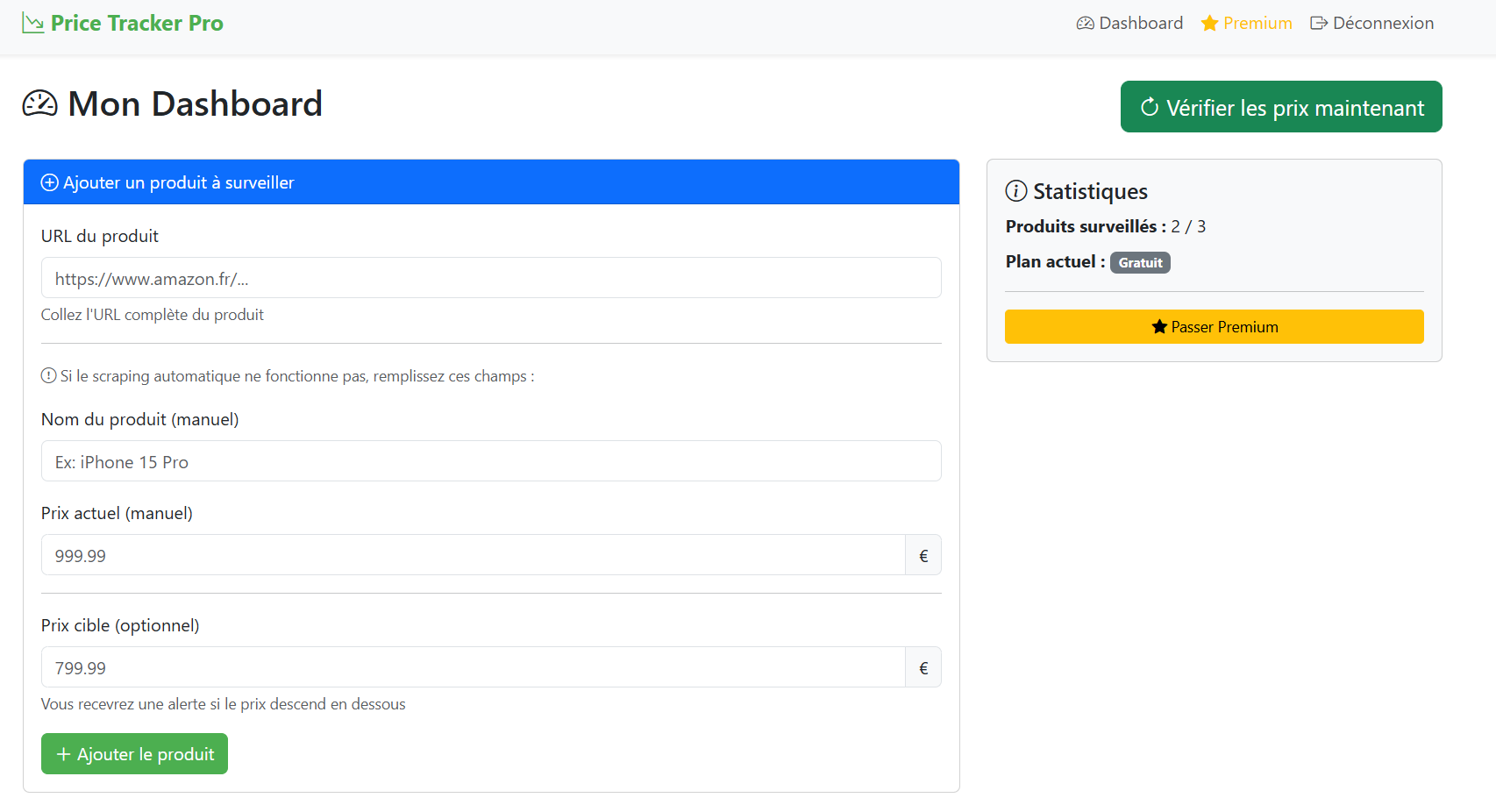 Price Tracker Pro - Screenshot 2 showing product features and functionality