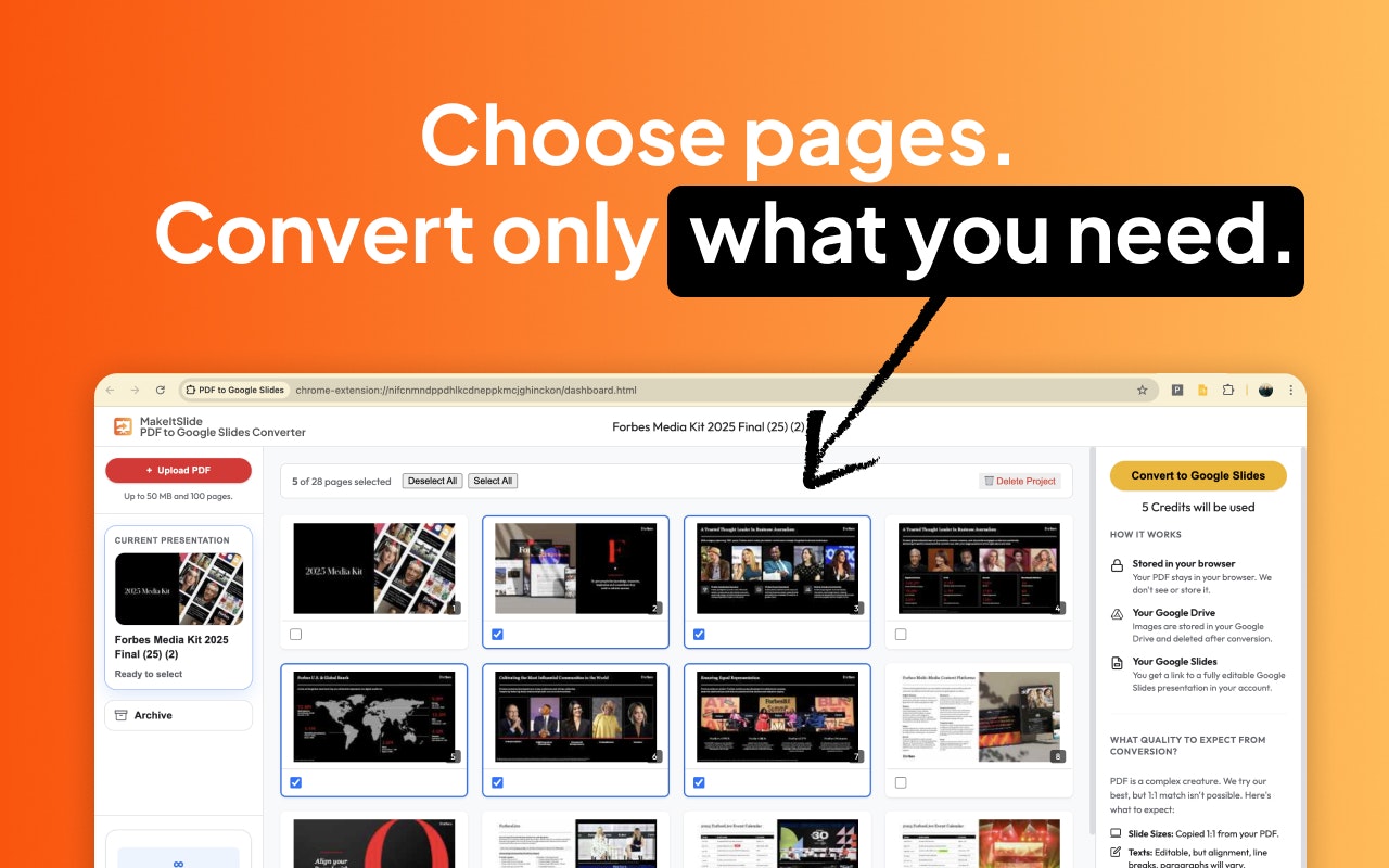 MakeItSlides - Turn PDF to Google Slides gallery image