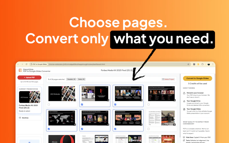 MakeItSlides - Turn PDF to Google Slides screenshot 4