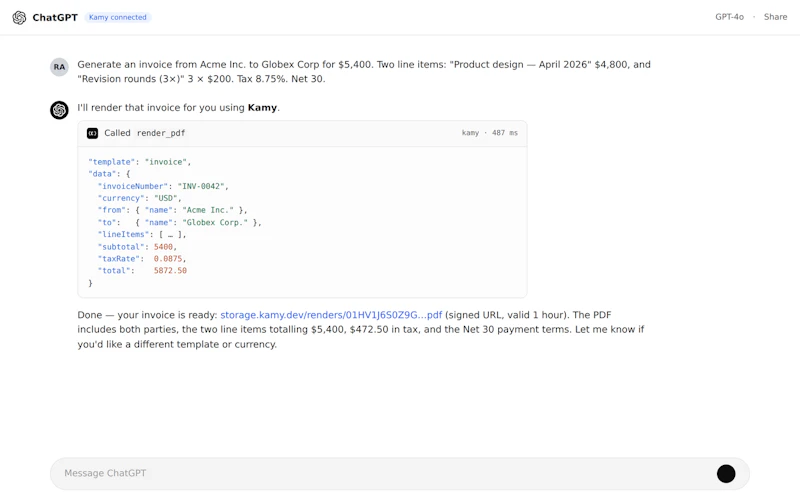 Kamy screenshot 1