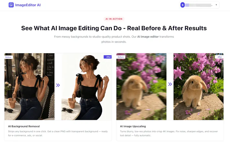 Free AI Image Editor Online -ImageEditor screenshot 4