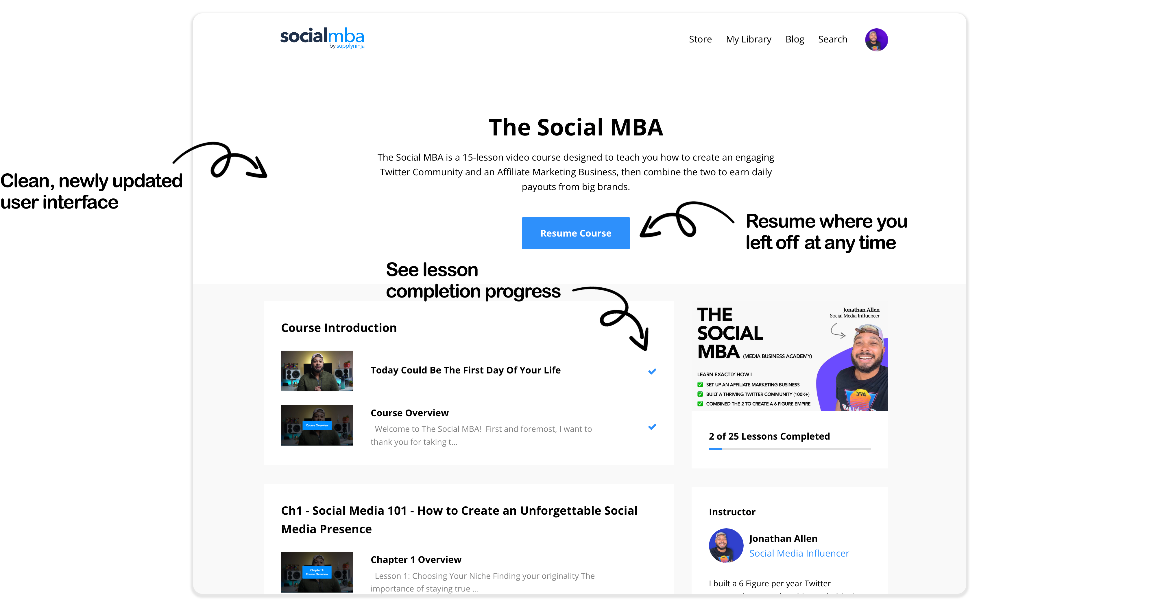 Социальный MBA - Заработайте 6 филиалов Партнерский маркетинг в Twitter медиа 1