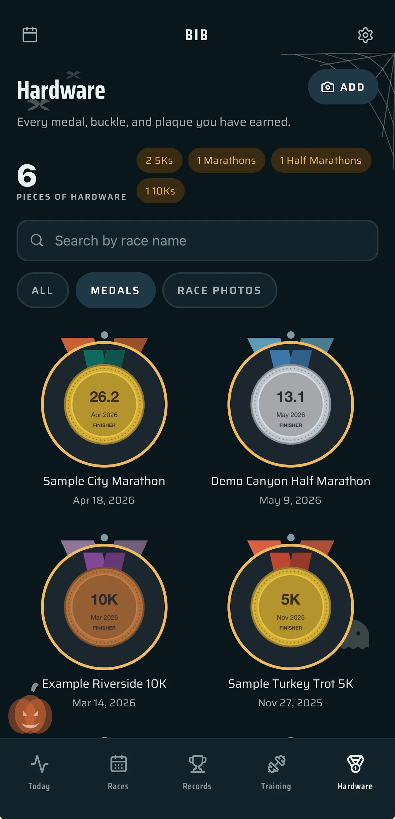 BIB Race Alerts screenshot 2