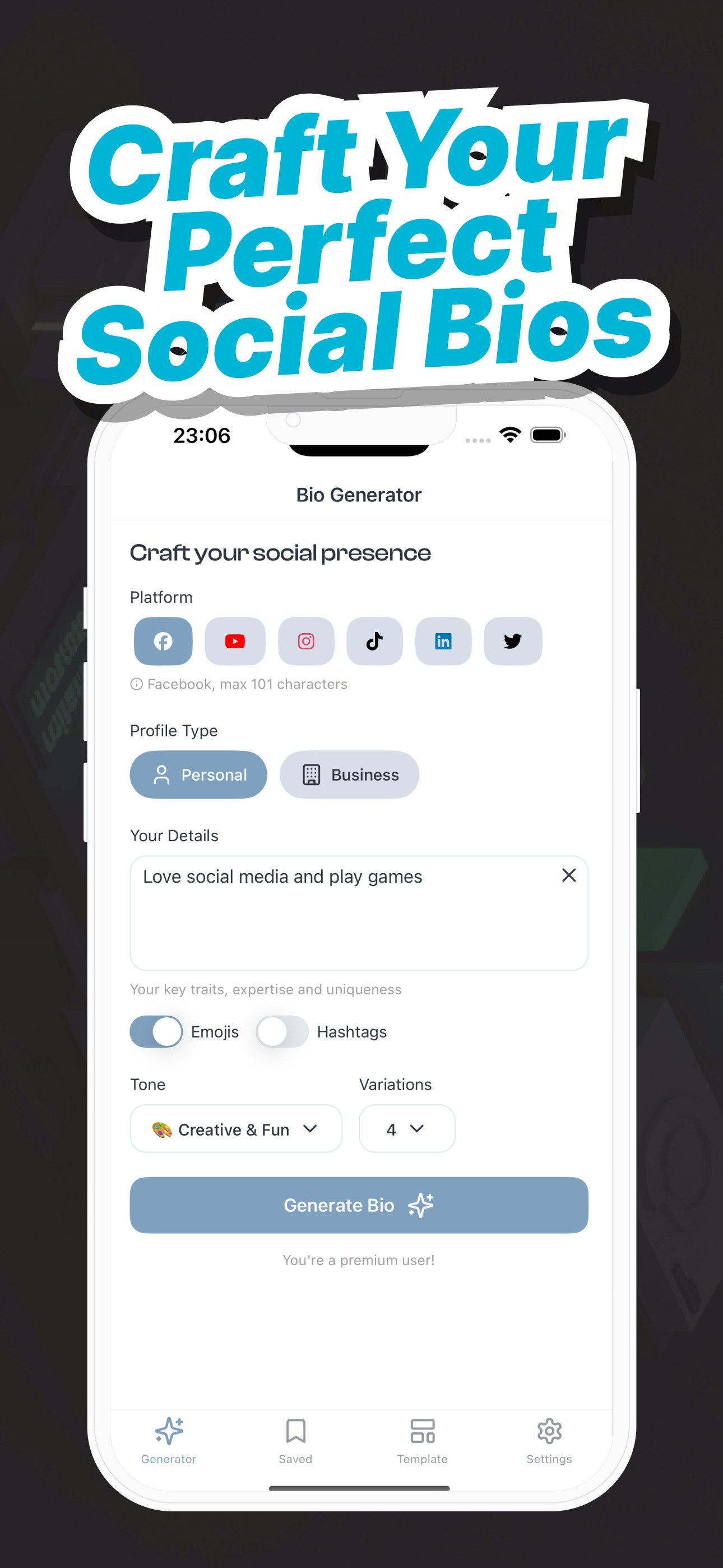 Bio Generator gallery image