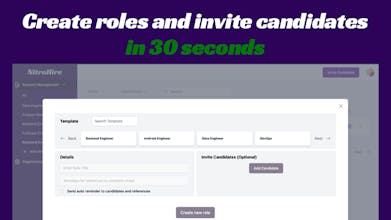 NitroHire - fast insights on candidates gallery image