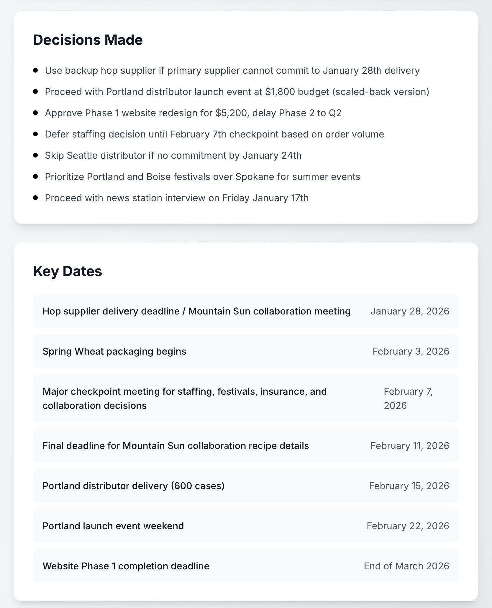 MeetingMind - Screenshot 5 showing product features and functionality