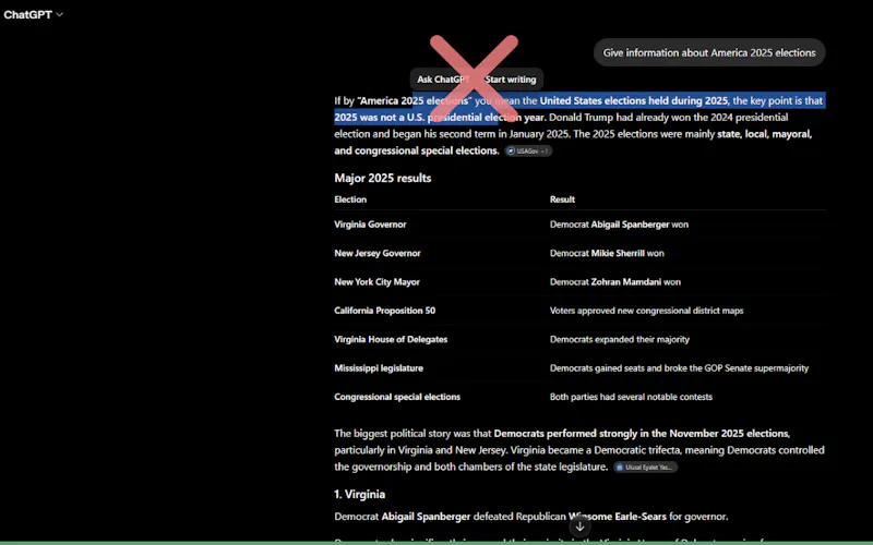 No ChatGPT Ask screenshot 1