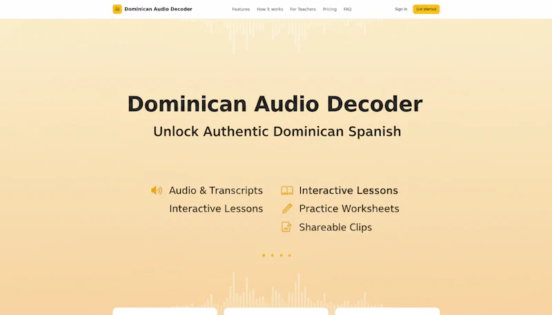 Dominican Audio Decoder  screenshot 1