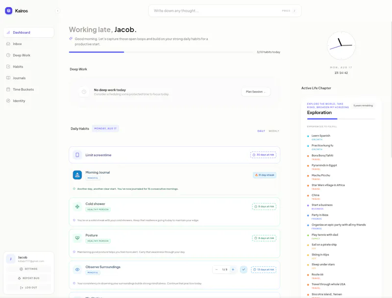 Kairos screenshot 1