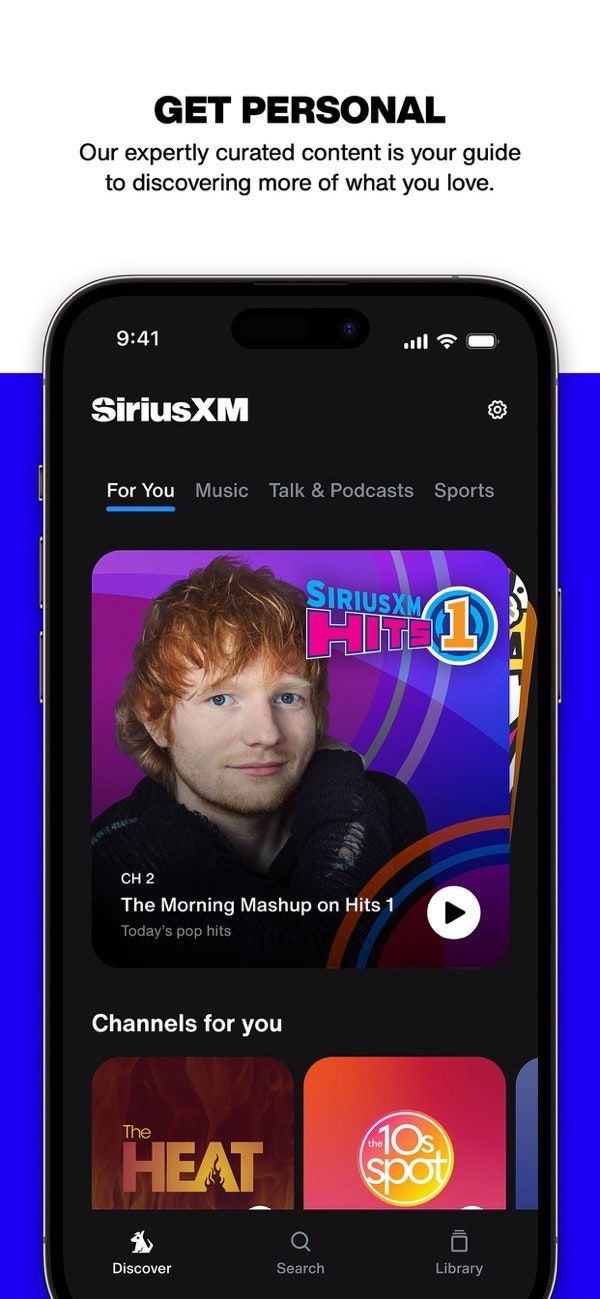 Media SiriusXM - Khám phá một cách dễ dàng, tận hưởng vô tận 3