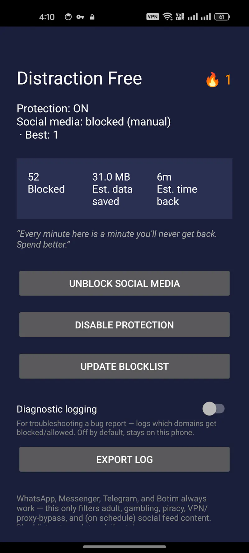 Distraction Free screenshot 6