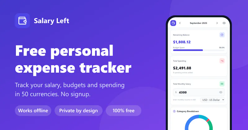Salary Left screenshot 1