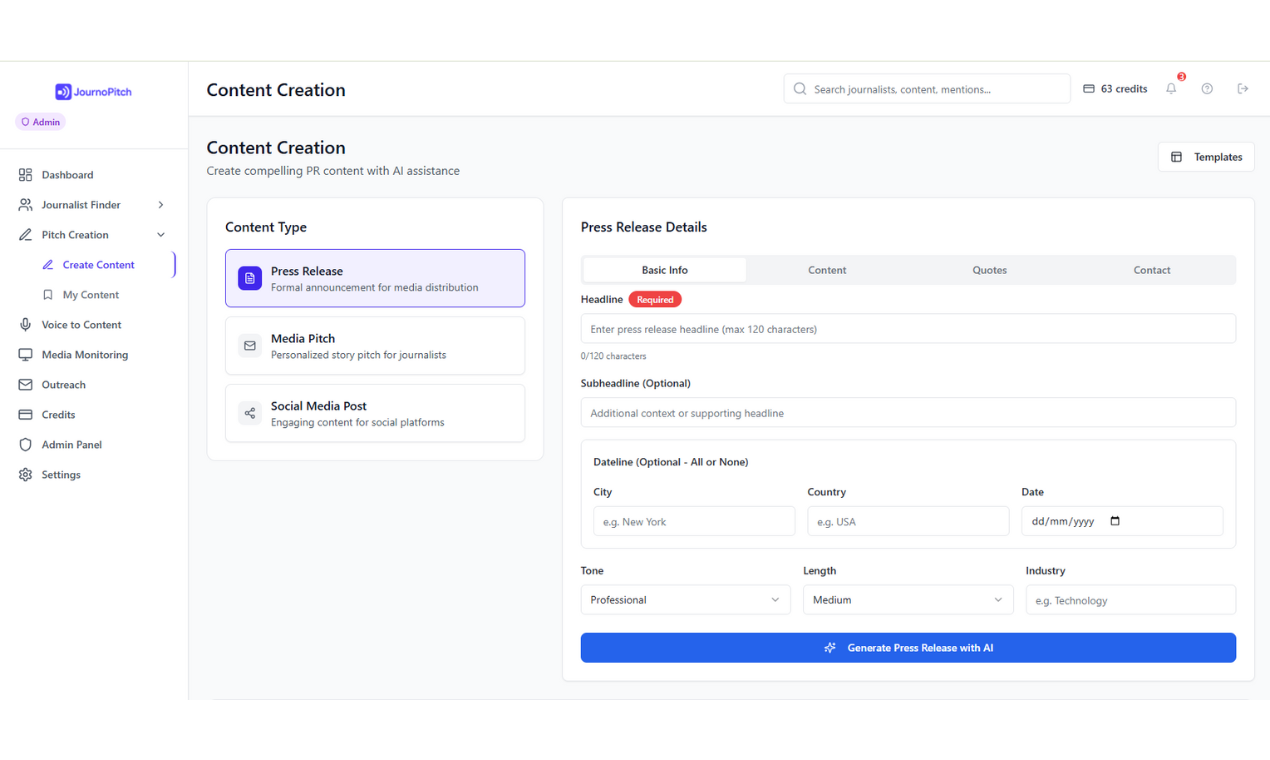 JournoPitch gallery image