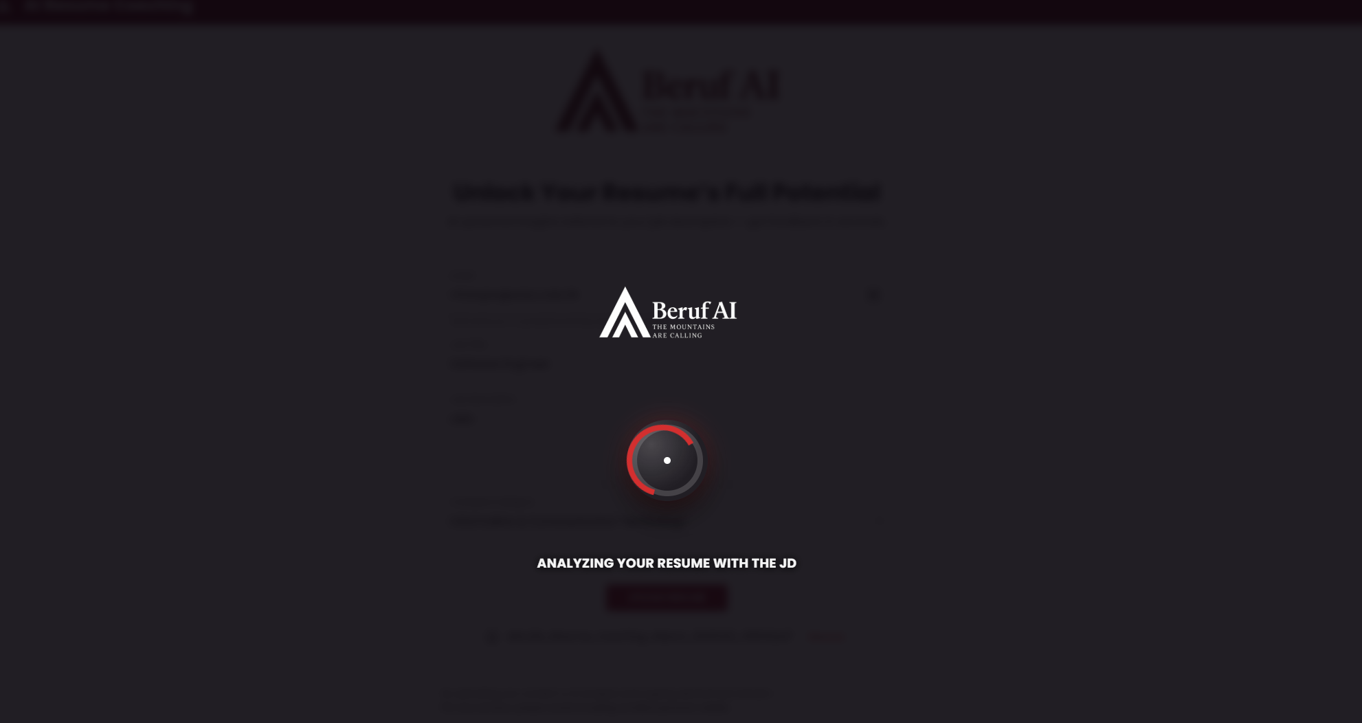 Beruf AI Resume Coaching gallery image