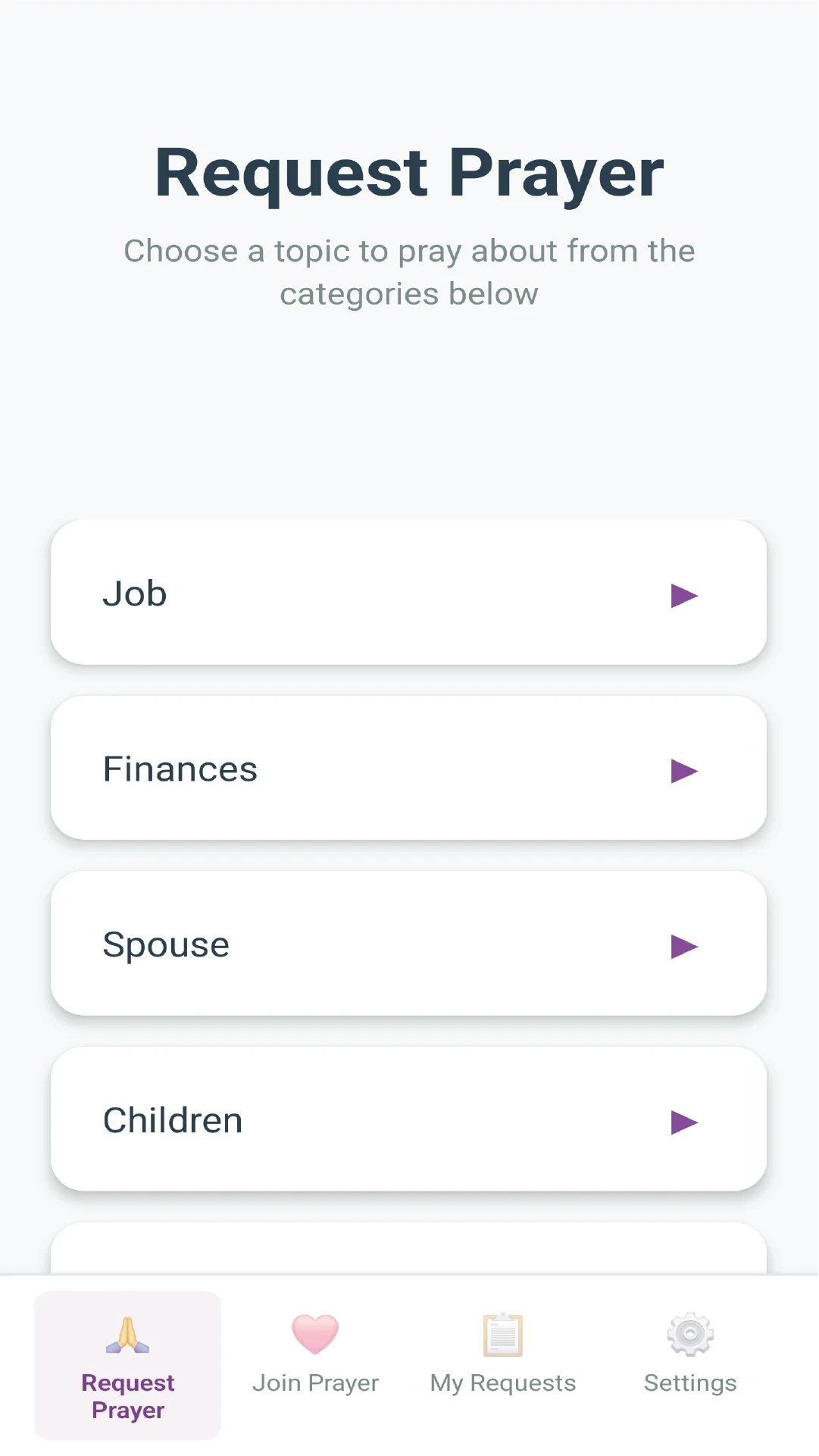Mídia 2 de Orando Guerreiros - Solicite / participe de orações.Veja pessoas orando por você em tempo real
