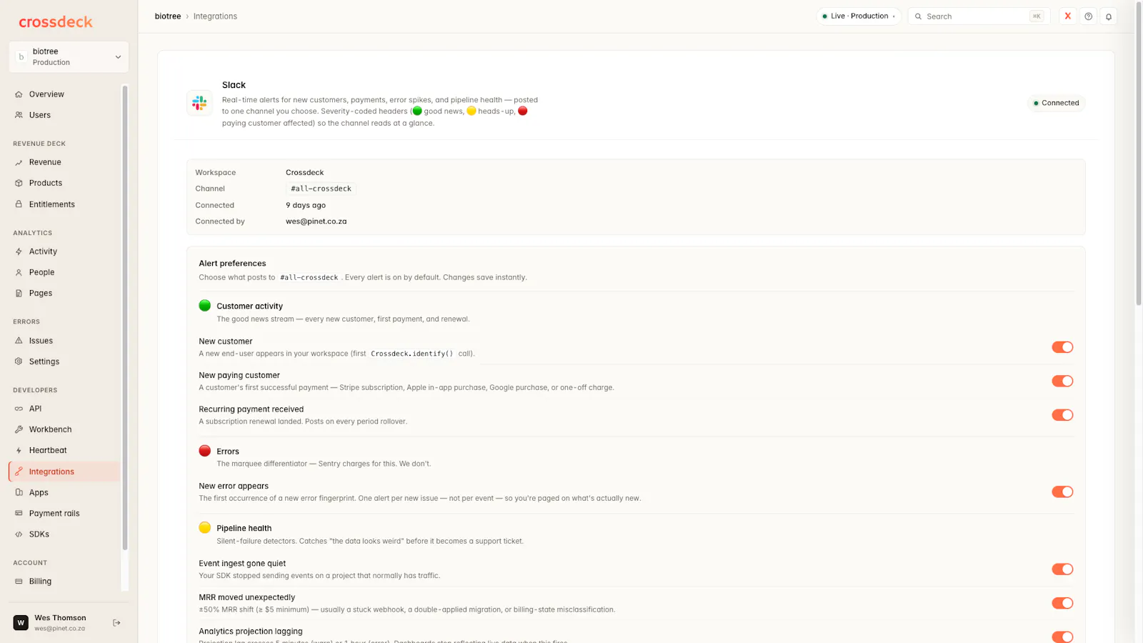 Crossdeck screenshot 12