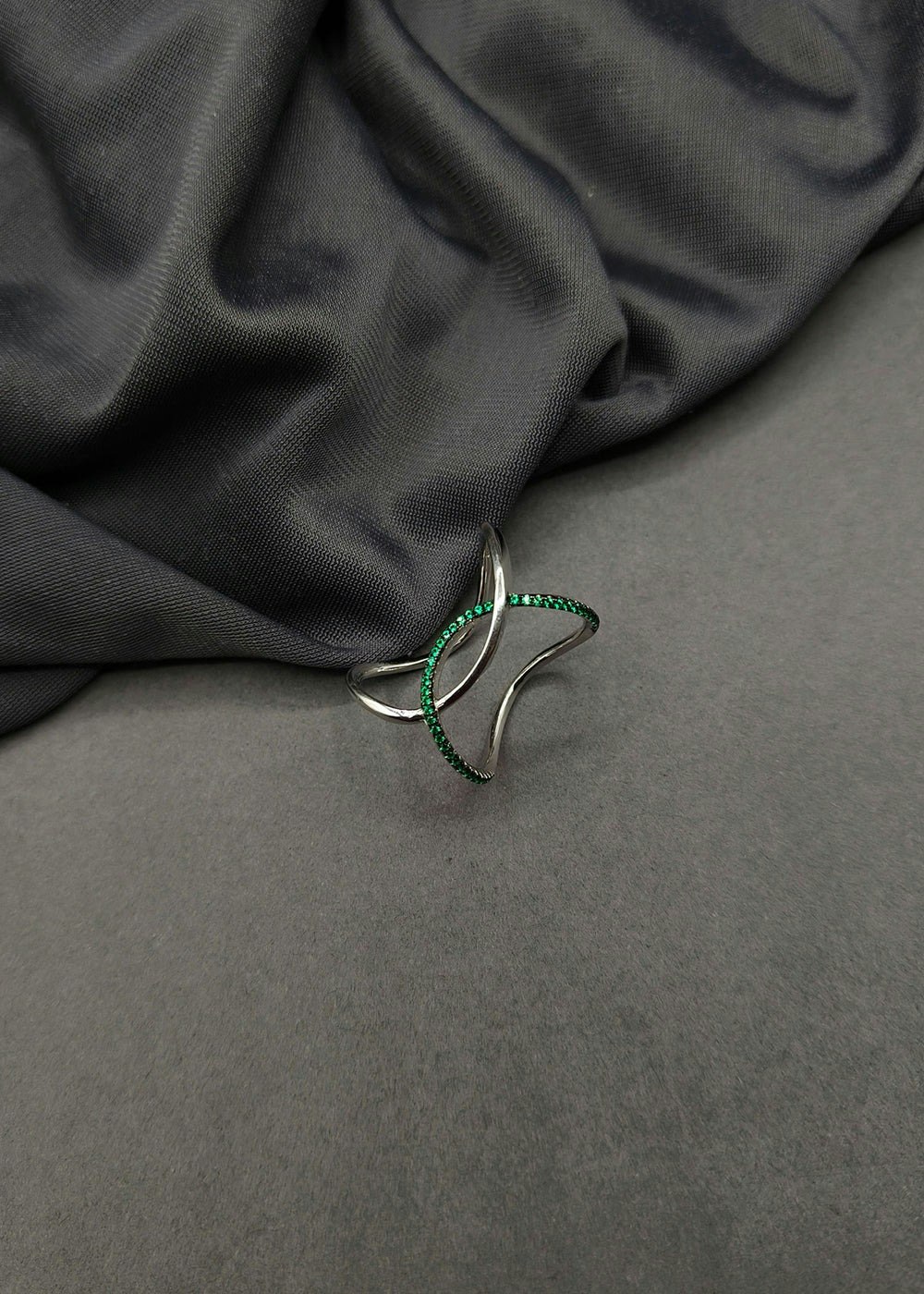 92.5 Sterling Silver Diamond Finger Ring - Product Hunt launch logo and brand identity