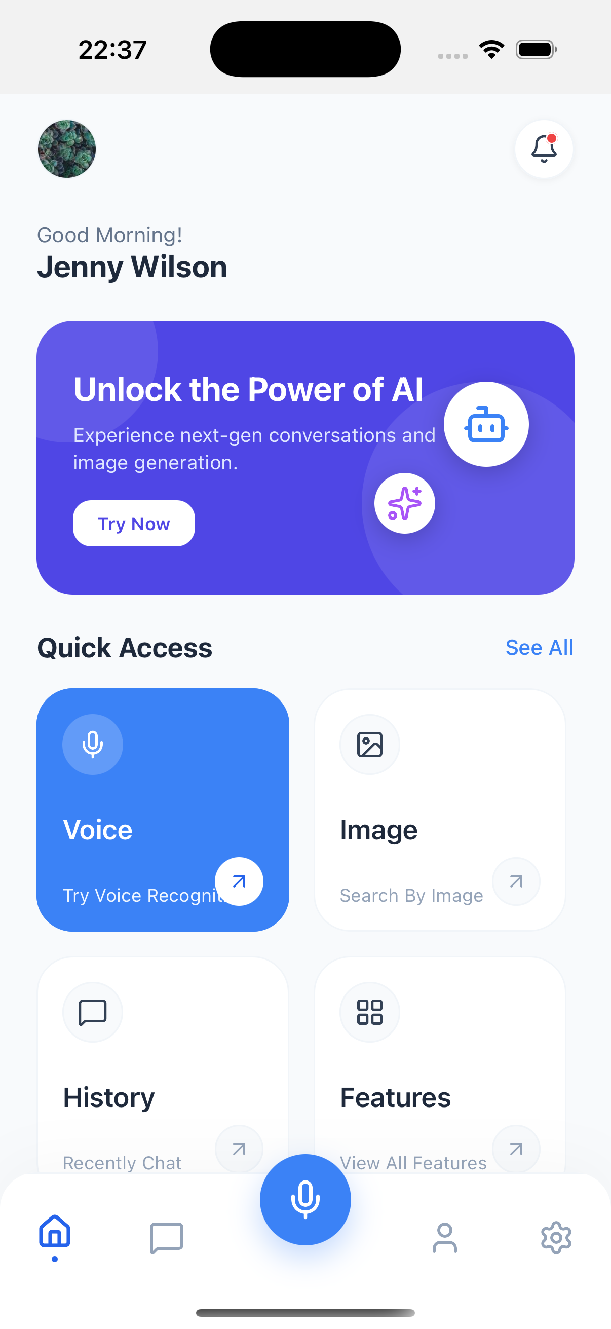 AI Chat UI Kit — React Native + Expo - Main product screenshot demonstrating key features and user interface