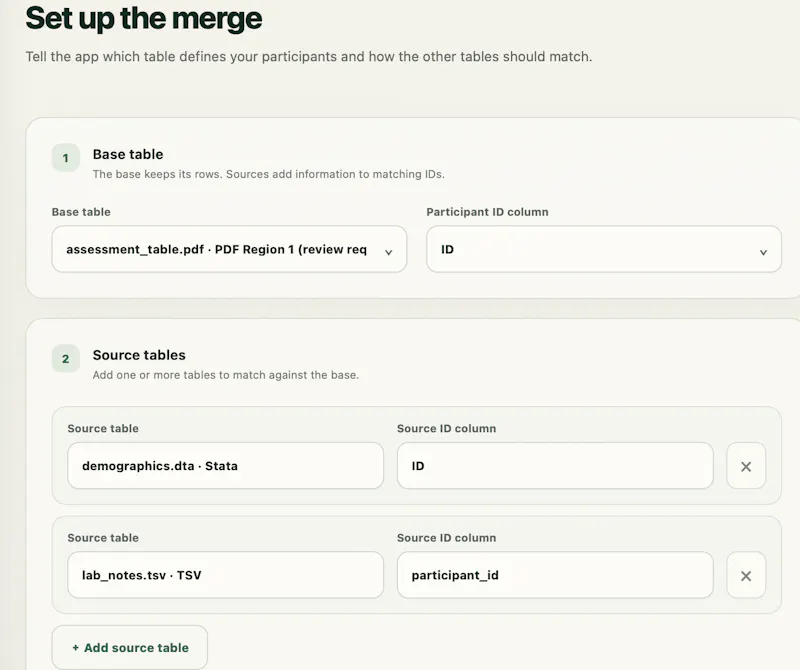 Research Data Merger screenshot 6