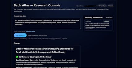 Bach Atlas - Legal Research gallery image