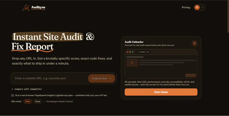 Audityxe screenshot 1