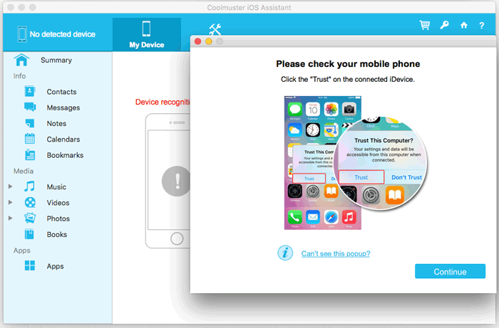 Coolmuster iOS Assistant for Mac gallery image