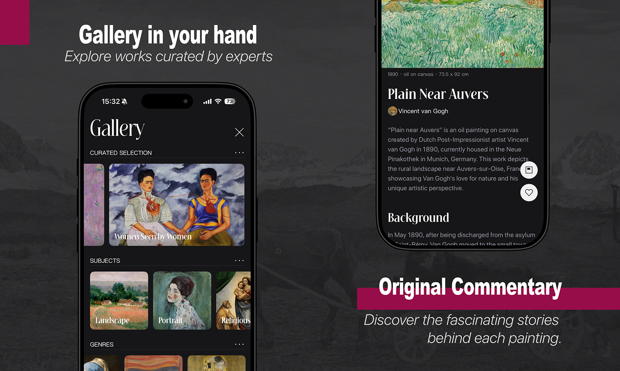 ArtBite: Personalized daily art gallery image