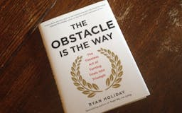 The Obstacle Is the Way - by Ryan Holiday media 1