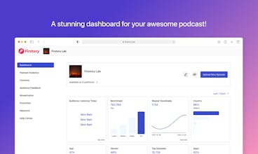 Firstory Podcast Dashboard gallery image