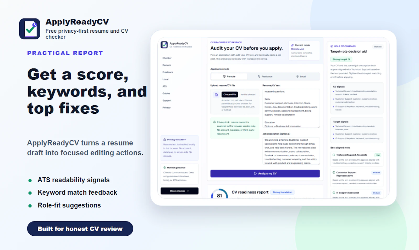 ApplyReadyCV screenshot 4