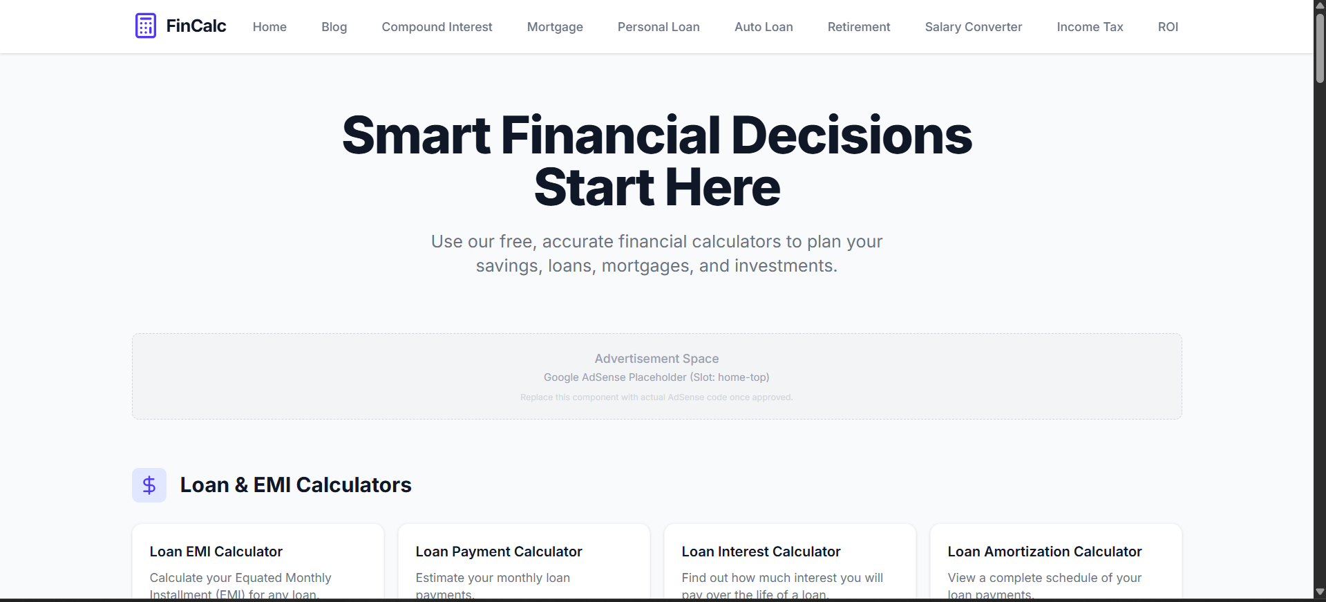 FinCalc - Product Hunt launch logo and brand identity