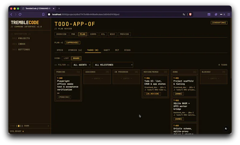 TrembleCode screenshot 1